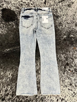 Vervet Light Distressed Crop Jeans