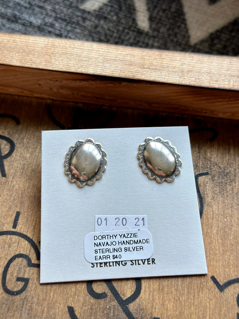 Sterling Oval Earrings