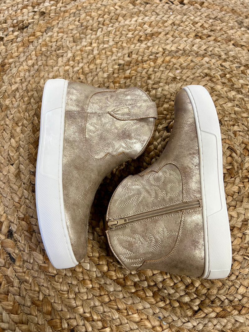 Bronze Western Sneaker