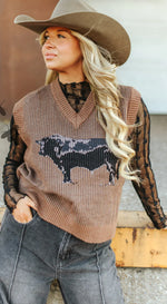 Vintage Angus Highway Sweater Vest