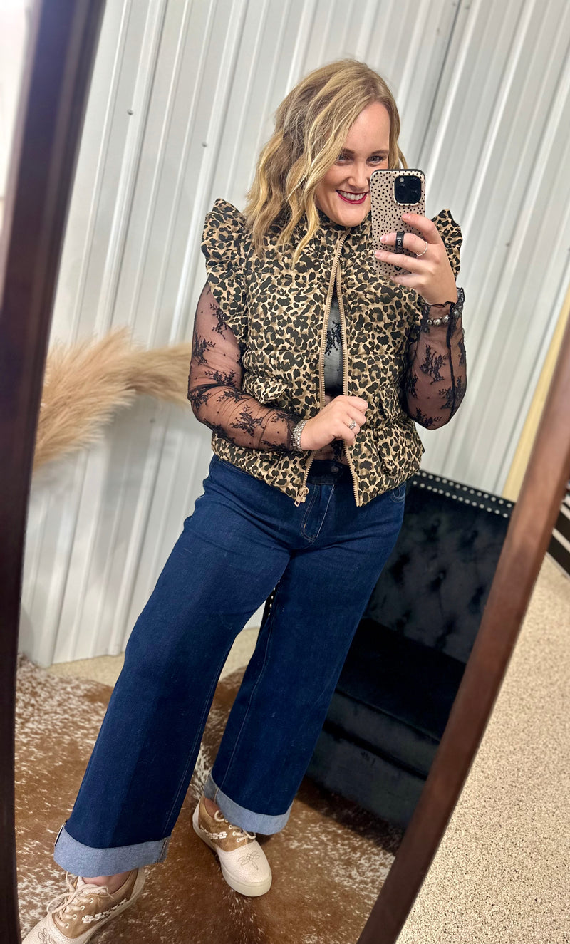 Vervet High Rise Wide Cuff Jeans