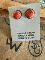 Spiny Oysyer Circle Stud Earrings