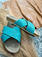 Taylor Creek Turquoise Sandals