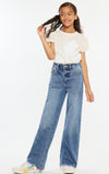 Youth Girls Kan Can Wide Leg Jeans
