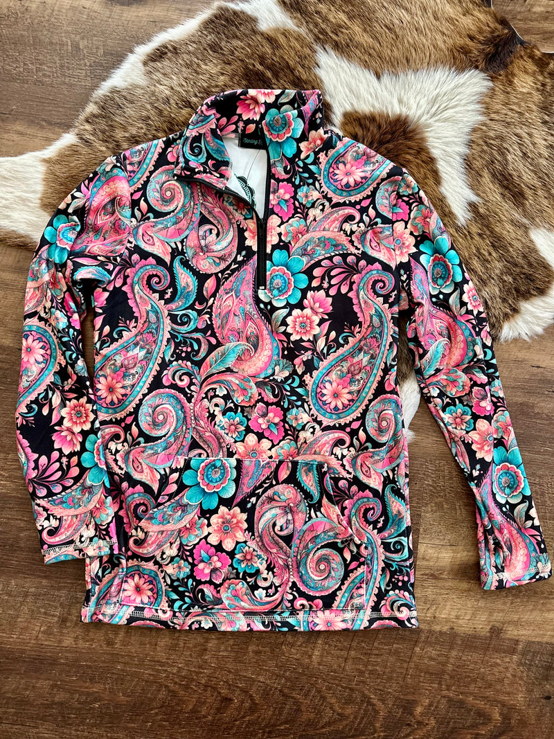 Midnight Blooms Pullover