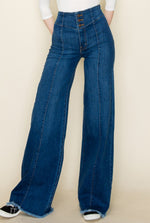 Medium Wash O2 Wide Leg Jeans