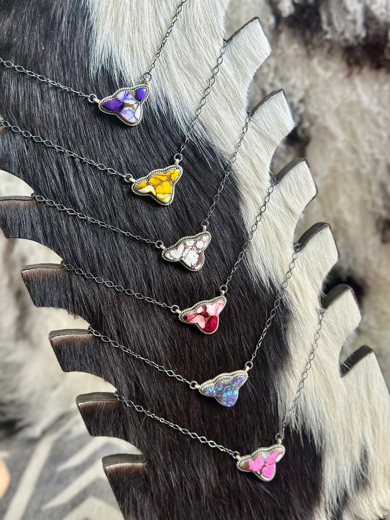 Calf Head Stone Necklaces