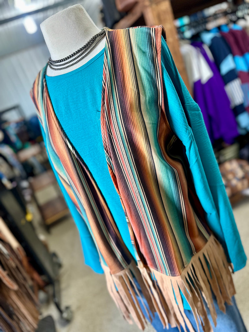 Serape Vest