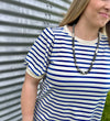Royal Striped Top