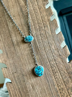 Prince Turquoise Drop Stone Necklace