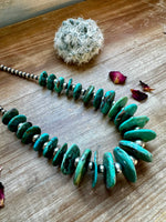 21 inch - NFR collection - sterling silver and turquoise