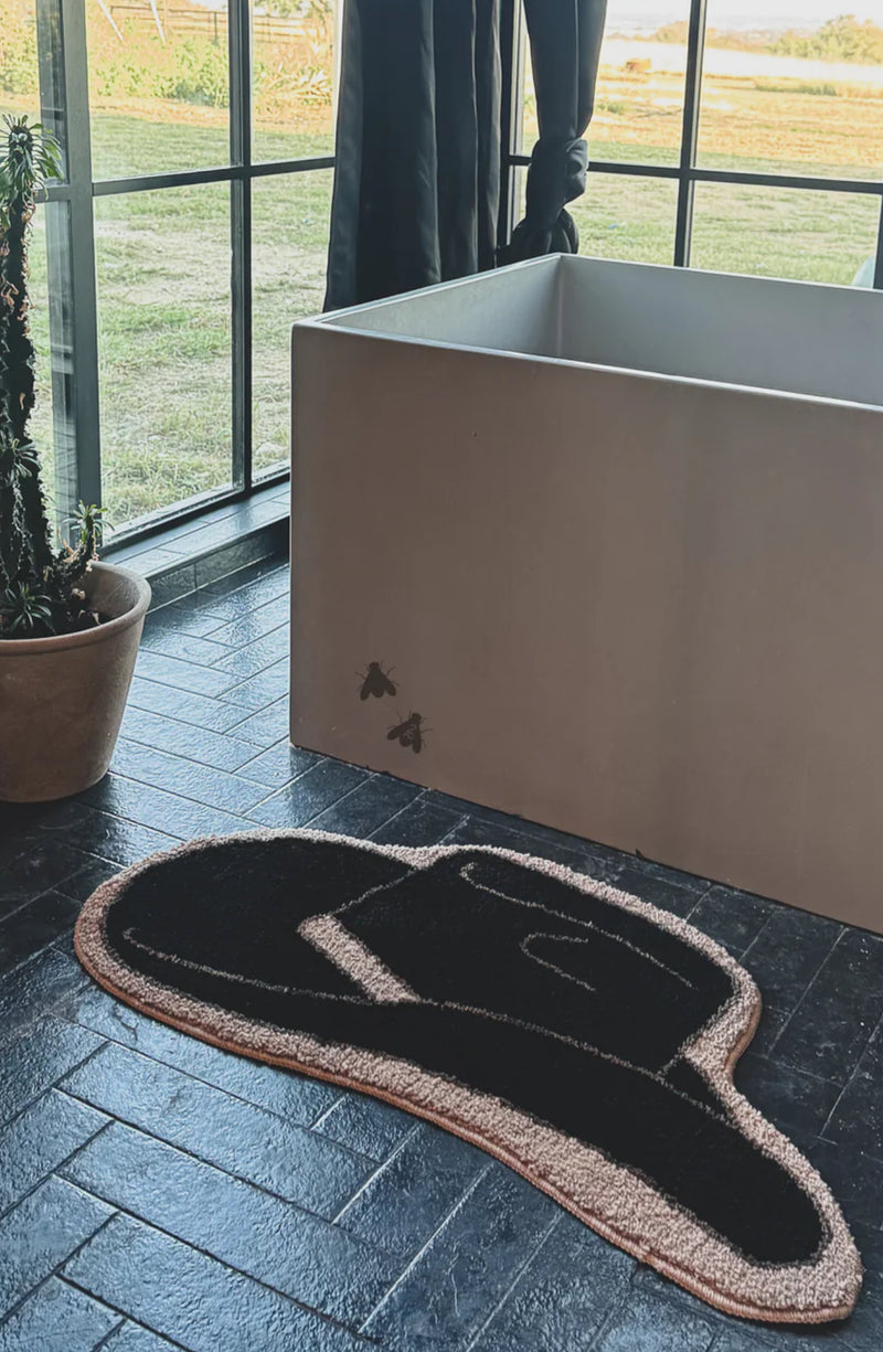 Moody Cowboy Hat Rug