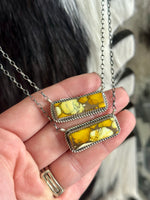 Honey Dahlia Bar Necklace