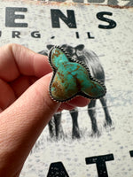 Cow Head Turquoise Rings - Adjustable