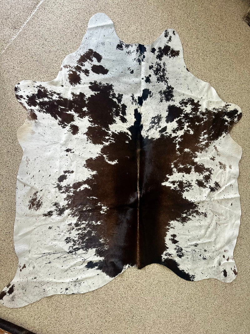 Brown/White Cowhide Rug