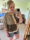 Leopard Block Top