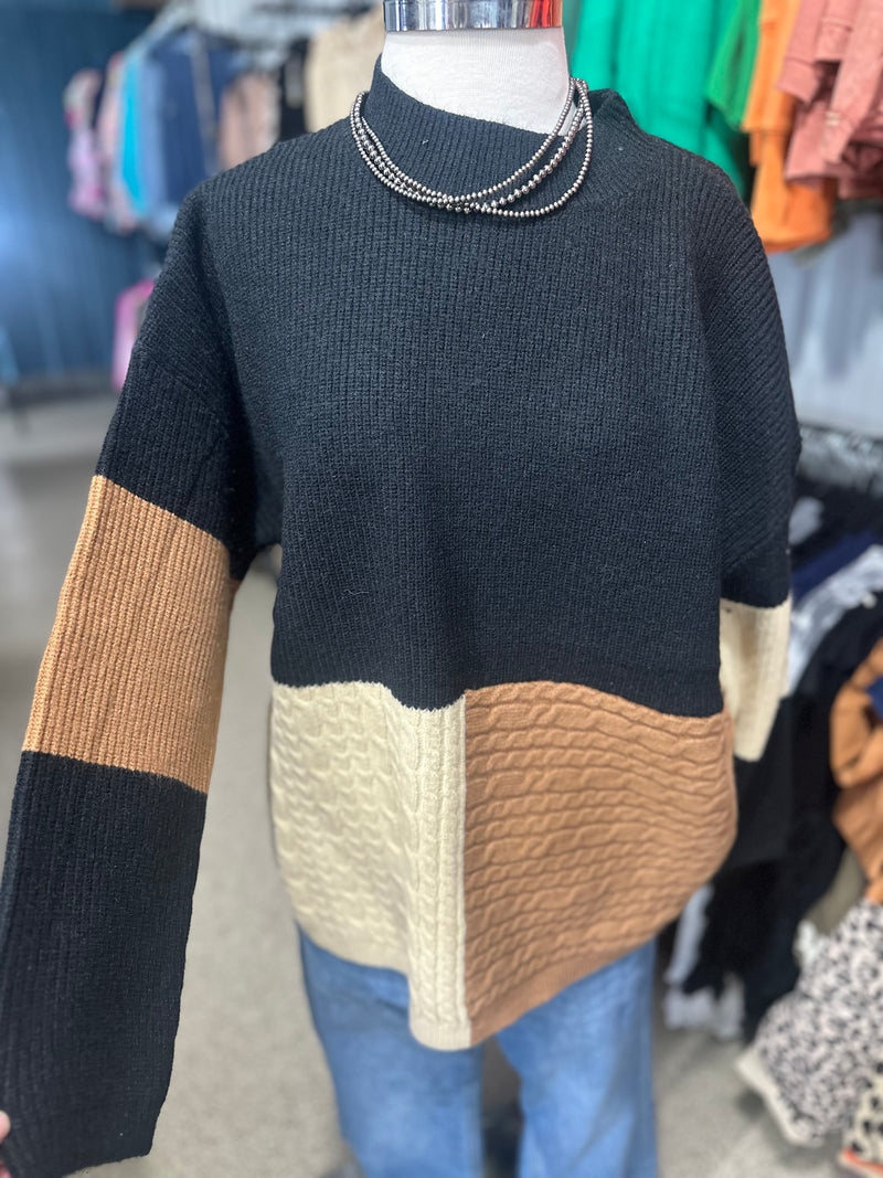 Colorblock Sweater