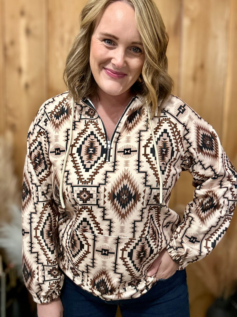 Desert Sands Hooded Pullover