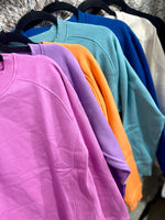 Ribbed Side Raglan Sweatshirts