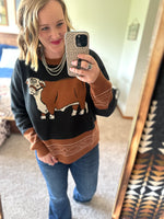 Rowdy Rojo Hereford Sweater