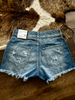 Kan Can Distressed Mom Shorts