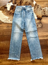 Risen Straight Jeans