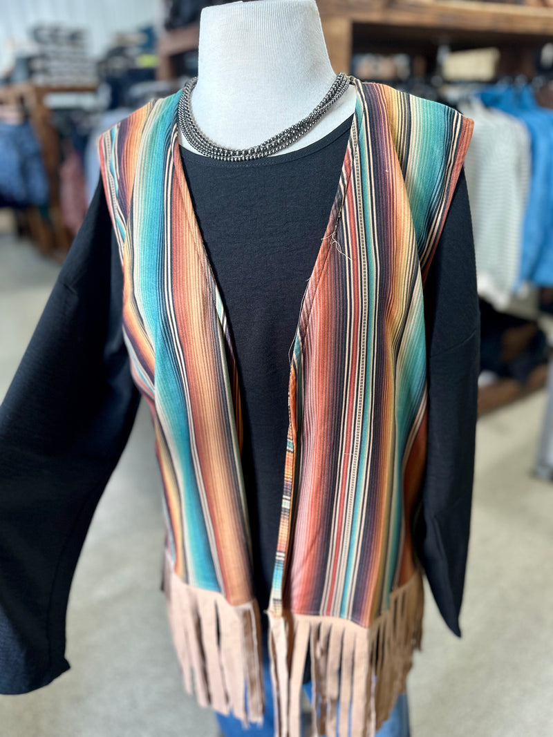 Serape Vest