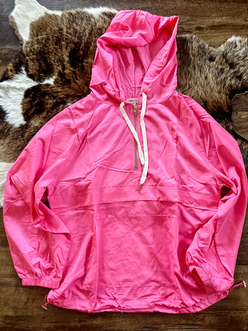 Neon Pink Windbreaker