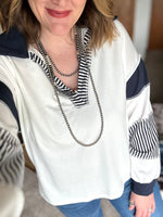 Blocked Stripe Top
