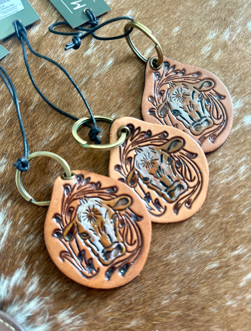Tool Cow Head Keychain