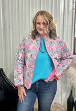 Paisley Reversible Quilted Jacket