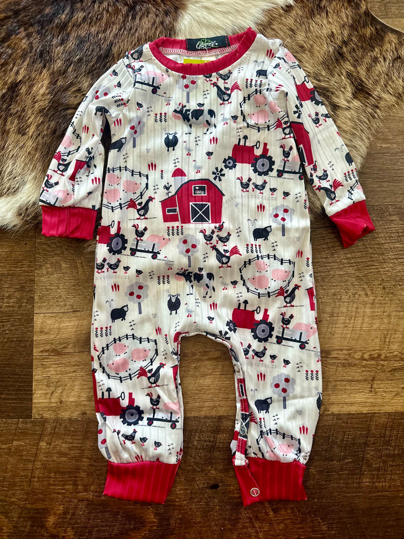 Boys Red Barn Jumper