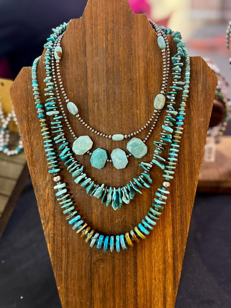 Turquoise & Pearls