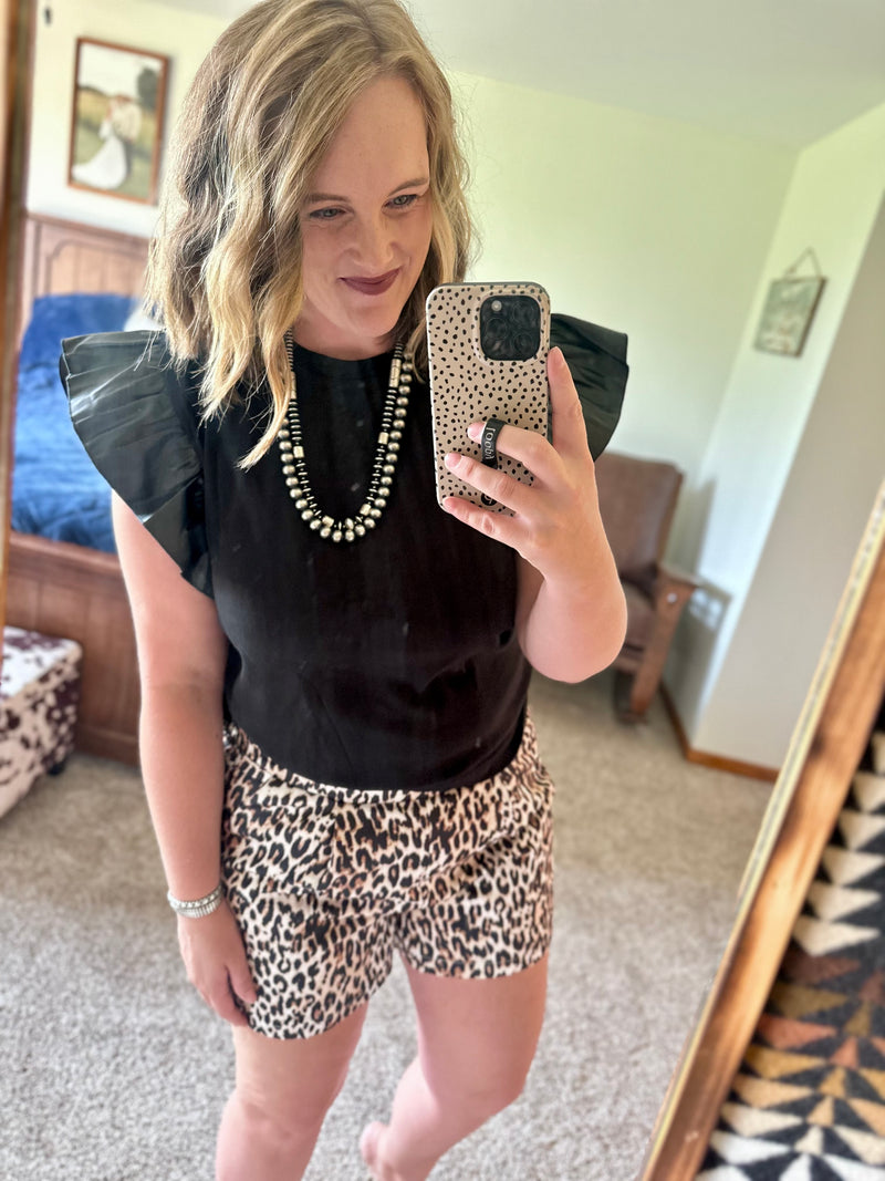 Leopard Shorts