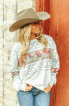 Howdy Hereford Boot Stitch Sweatshirt