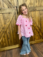 Girls Light Flare Jeans