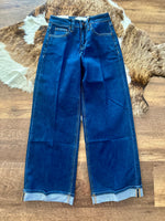 Vervet High Rise Wide Cuff Jeans