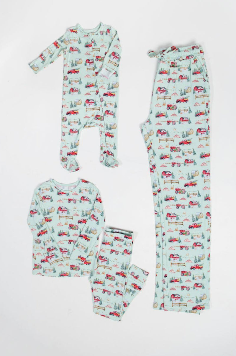 Christmas On The Farm Bamboo PJ’s