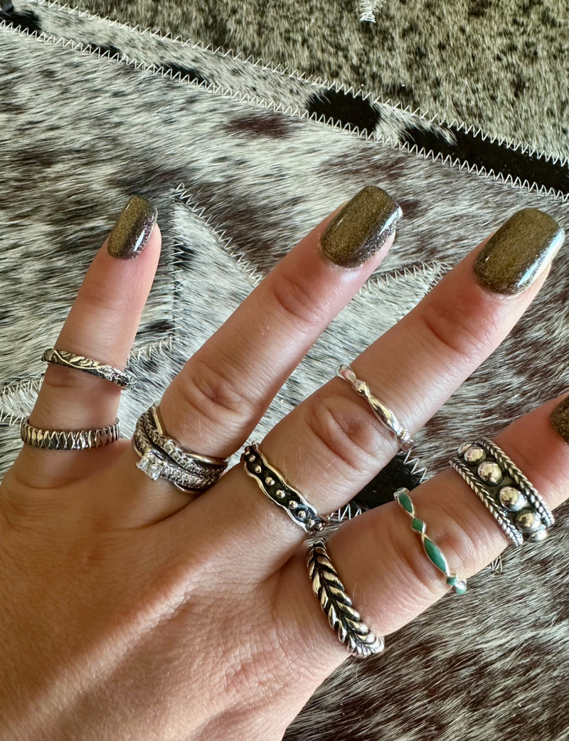 Sterling Stacker Rings (2)