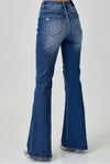 Risen Button Fly Flare Jeans