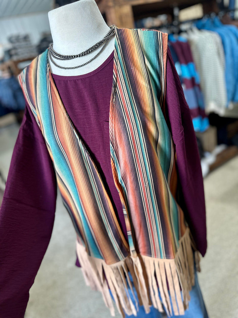 Serape Vest