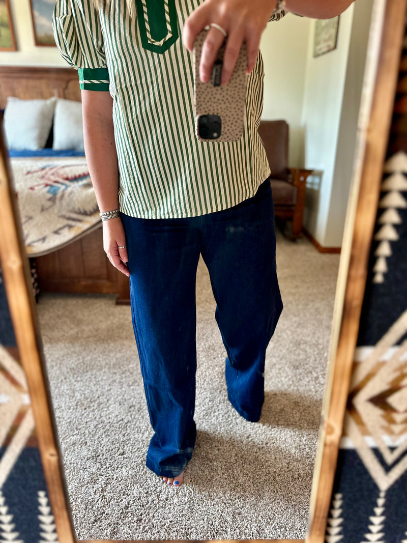 Flying Monkey || Dark Trouser Jeans