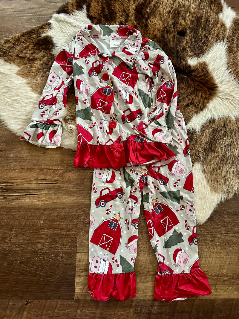 Ruffle Farm Christmas Pjs