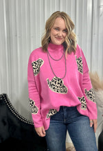 Leopard Cowboy Hat Oversized Sweater