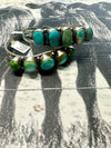 Mixed Turquoise Cuff Bracelet
