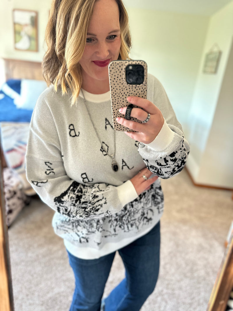 Branded Sparkle Town Sweater