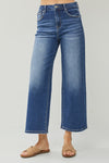 Risen Wide Crop Jeans