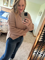 Taupe Knit Sweater