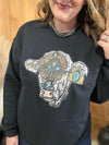 Fancy Cow Crewneck Sweatshirt