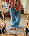 Risen Wide Leg Crop Jeans